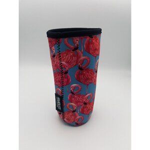 Handler Lit Handler Can Holder Flamingo Blue Design